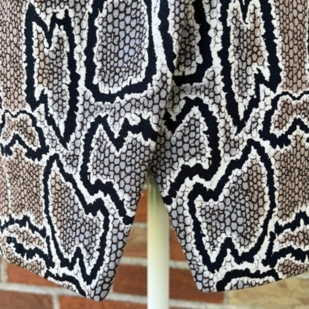 Cabi Python Snake Print Double Breasted Black Bro… - image 5